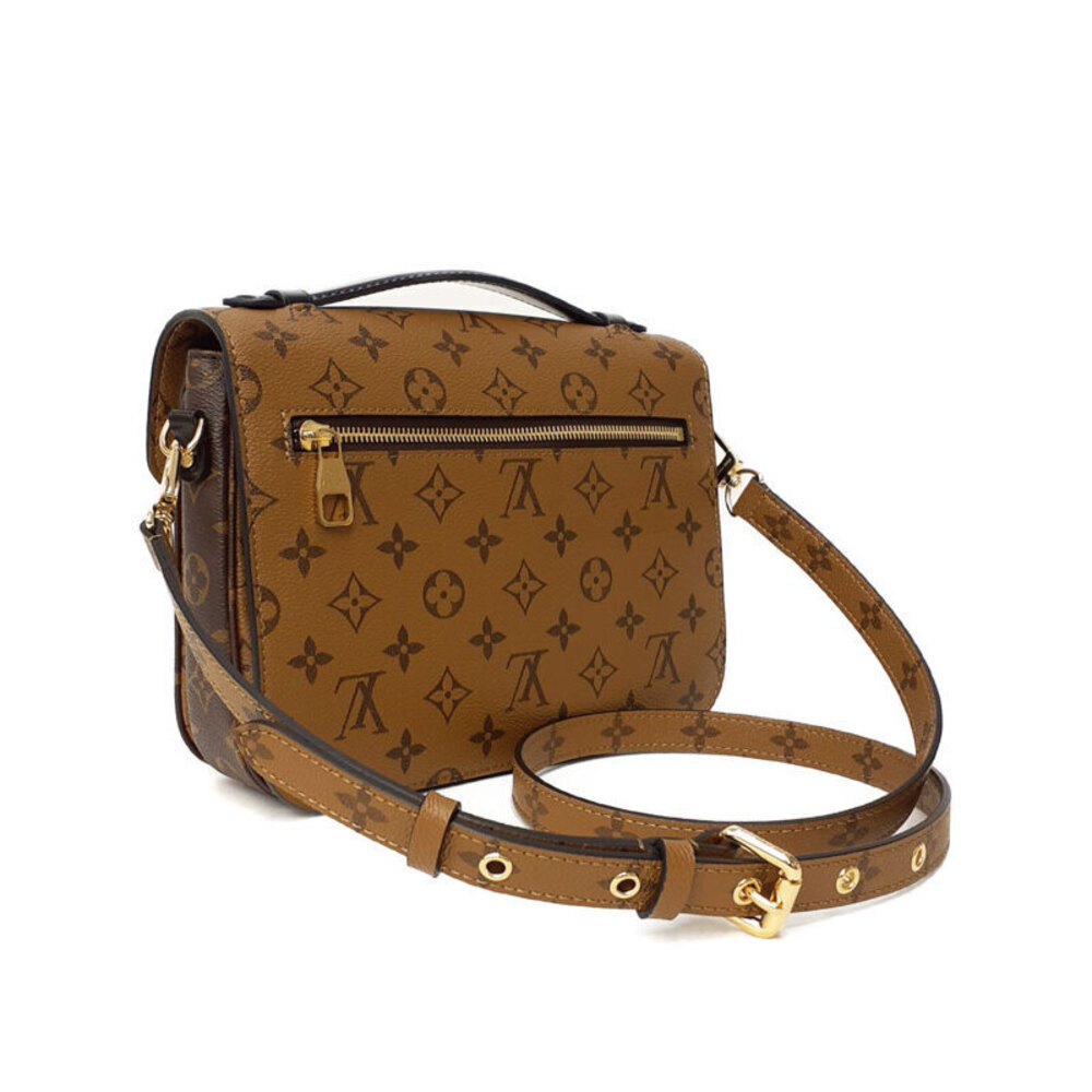 Louis Vuitton Metis Pochette Reverse Brown Bag Monogram Leather